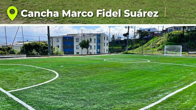 Colegio Marco Fidel Suárez estrena este lunes su cancha sintética